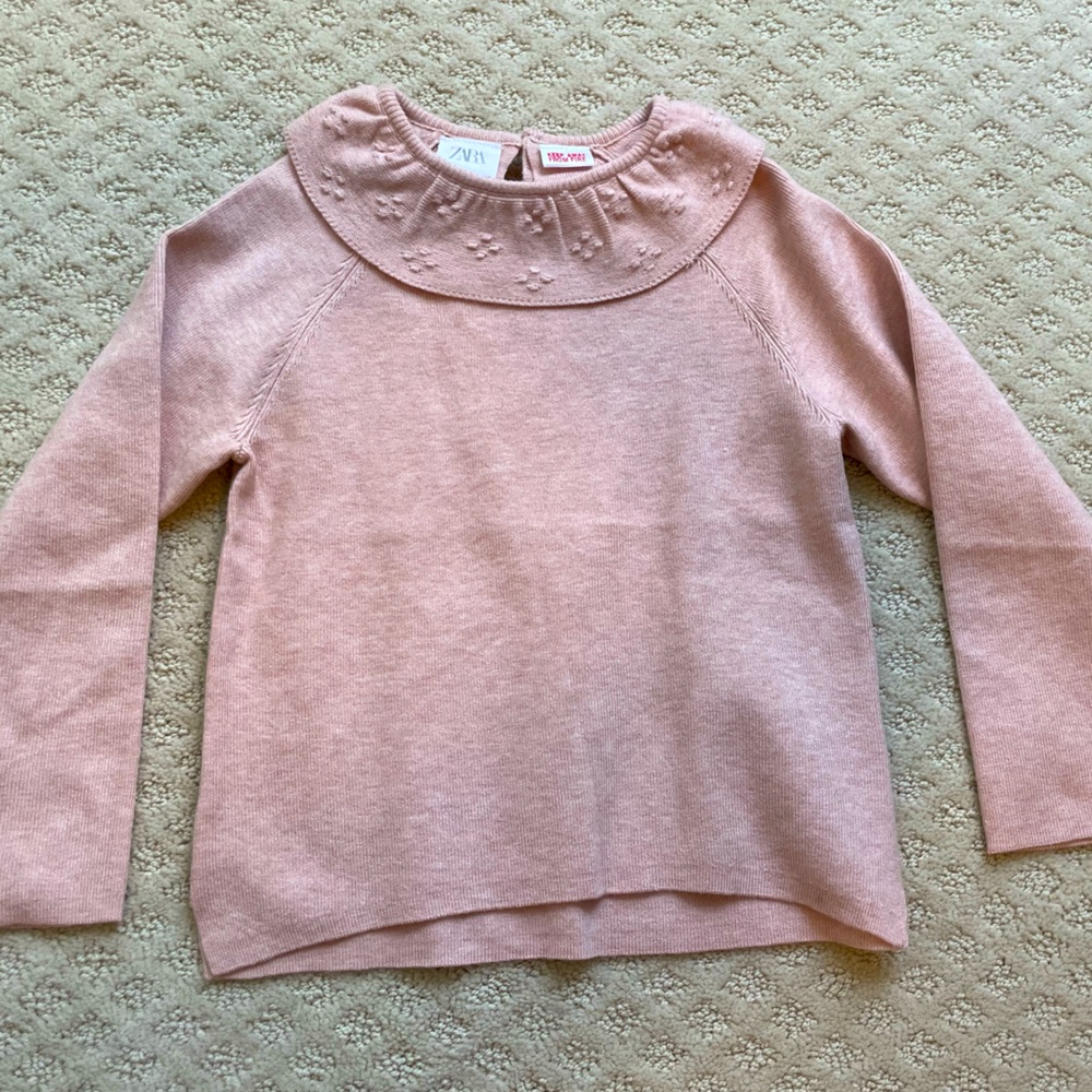Zara Kids pink sweater (size 4/5)